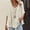 Beige, variant on Women'S Tops Crew Neck Refreshing Elbow-Length Orange Tops Retro Vintage Solid Women'S Shirts