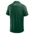 thumbnail image 2 of Men's Fanatics Green Miami Hurricanes Take The Lead Defender Raglan Polo, 2 of 2