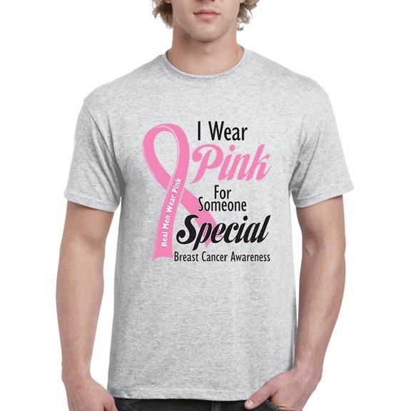 IWPF - Men's T-Shirt Short Sleeve, up to Men Size 5XL - I Wear Pink for Someone Special