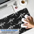 thumbnail image 4 of Long Mouse Pads for Desk,Skeleton Dinosaurs Labels Desk Mats on Top Of Desks, Desk Mouse Pad Extra Large with 3mm Non-Slip Base and Stitched Edge for Gaming,Office,Work,Home 31.5"x15.7", 4 of 6