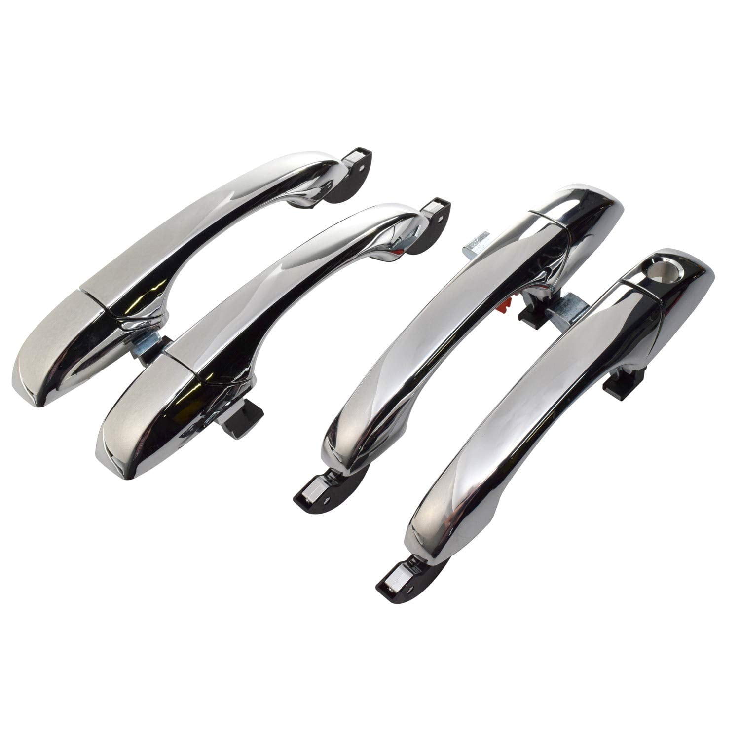 HQRP Chrome Door Handle Set (4pcs) Exterior Outer Outside HQRP Chrome Door Handle Set (4pcs) Exterior Outer Outside