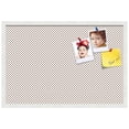 thumbnail image 2 of PinPix 30x20 Custom Cork Bulletin Board Light Brown Polka Dot Poster Board Has a Fabric Style Canvas Finish, Framed in Light Brown Polka Dot, by ArtToFrames (PinPix-502), 2 of 6