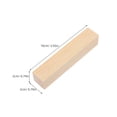 thumbnail image 2 of OUNONA Wooden Craft Lumber for Home DIY Projects Wood Strips Versatile and 10pcs, 2 of 8