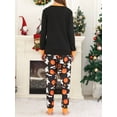 thumbnail image 5 of DAKIMOE Halloween Pajamas Family Matching Set Holiday Print Long Sleeve Jammies Loungewear PJs Set Sleepwear Adult Kids Men Women Toddler, 5 of 11