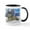 White/Black Inside, variant on CafePress - Winter Wolf Mug - 11 oz Ceramic Mug - Novelty Coffee Tea Cup