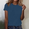 thumbnail image 2 of HAJWOH Womens Summer Tshirt Short Sleeve Shirts Beach Vacation Outfits Oversized Workout Tshirts Crew Neck Casual Clothes 2026 XL, 2 of 7