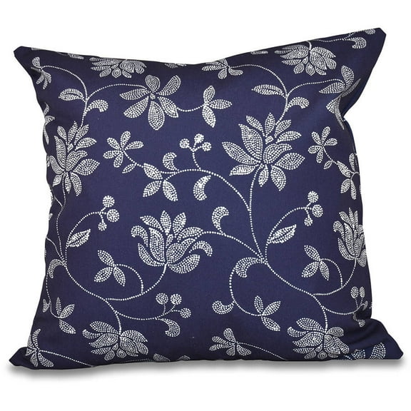 Simply Daisy 16" x 16" Traditional Floral Floral Outdoor Pillow