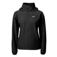 thumbnail image 2 of Women's Cutter & Buck  Black James Madison Dukes Charter Eco Recycled Half-Zip Anorak Jacket, 2 of 3