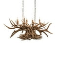 thumbnail image 6 of Meyda Tiffany 251967 Long Antlers 10 Light 55" Wide Antler Linear Chandelier - Copper, 6 of 6