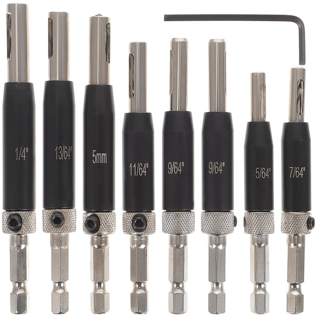 CRILSTYLEO 1Jgo Brocas Para Bisagras Auto Centrantes En Colores Variados Para Herramientas De Carpintería