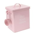 thumbnail image 1 of kusrkot Dog Cat Moisture Resistant Rice Bucket Cereal Grain Food Storage Container Small Pink, 1 of 9