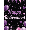 thumbnail image 4 of Decorative Design Happy Retirement Banner Glitter Balloons Star Elements for Retirement Celebration Party Decoration, 4 of 8