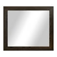 thumbnail image 2 of Rayne Mirrors Ozark Hardwood Wall Mirror 34"x33" Floor Mirror Red Oak Ebony, 2 of 4