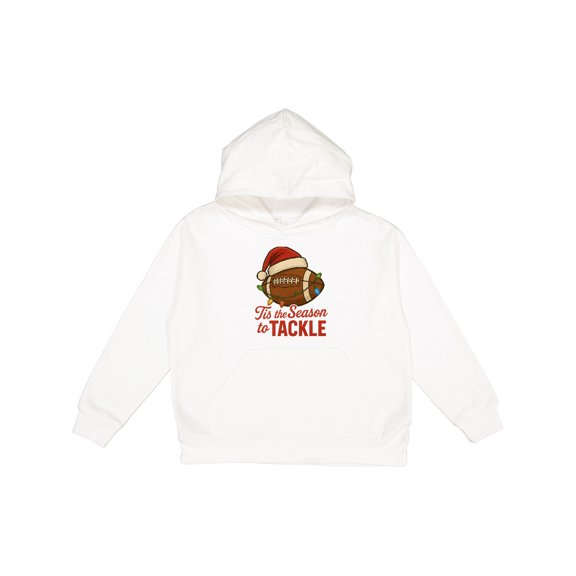 Inktastic Tis the Season to Tackle Football Christmas Youth Hoodie Sweatshirt