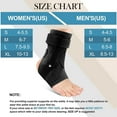 thumbnail image 4 of Ankle Brace and Support Stabilizer with Stabilizing Stirrup Splint,Black,S (Please Order A Size Up), 4 of 9