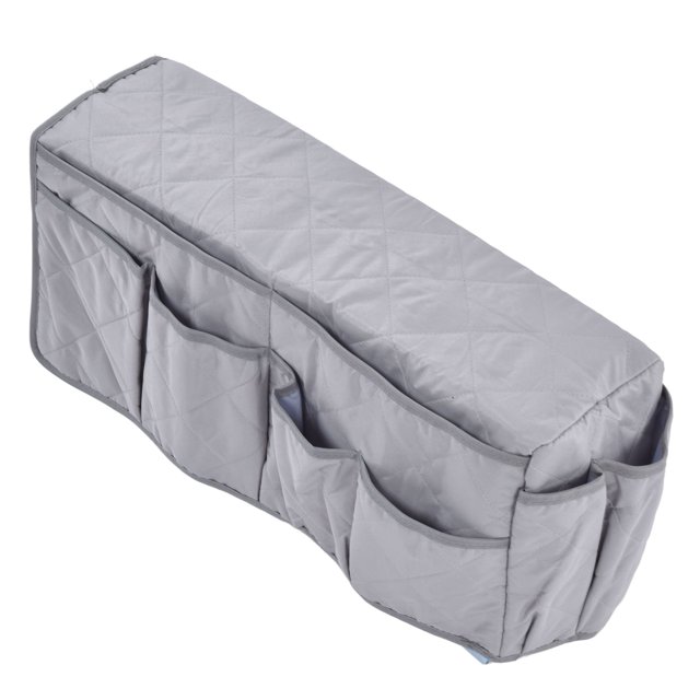 Soporte Remoto Para Sofá, Diseño Razonable, Organizador De Reposabrazos De Sofá De Moda Retro, Sencillo Y Cómodo, Diseño De Bolsillo Para Teléfono Móvil Cergrey Gris