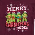 thumbnail image 3 of Teenage Muntant Ninja Turtles - Merry Christmas Dude  - Men's Short Sleeve Graphic T-Shirt, 3 of 5