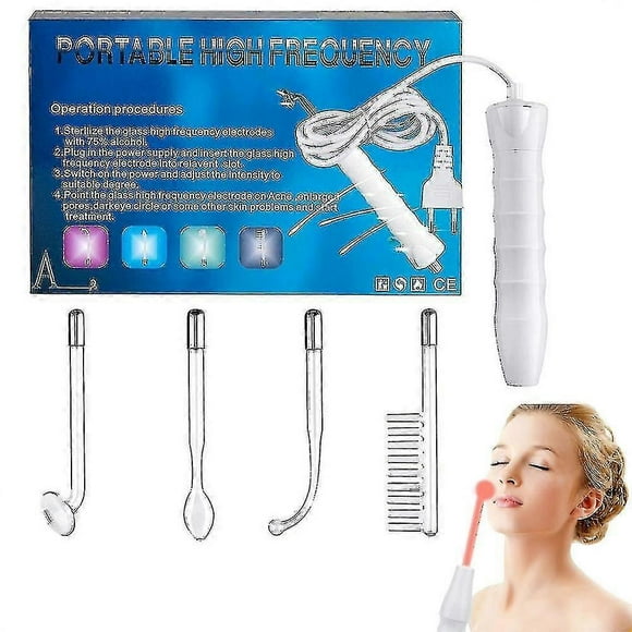 High Frequency Facial Machine,high Frequency Wand Wrinkle Remover Skin Tightening Beauty Therapy Device
