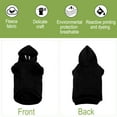 thumbnail image 4 of Warm Hooded Dog Sweatshirt Hooded Pet Winter Clothes Coat Black XXL, 4 of 7