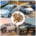 thumbnail image 2 of MOVTOTOP 30pcs Bumper Retainer Clips Car Plastic Rivets Fasteners Push Retainer Kit Auto Push Pin Rivets Door Trim Panel Clips Beige Color, 2 of 8