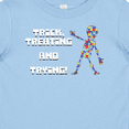 thumbnail image 4 of Inktastic Trick Treating and Trying Autism Awareness with Zombie Boys or Girls Baby T-Shirt, 4 of 5