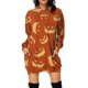 thumbnail image 2 of Sudadera con capucha Vestido Yuyangstore casual estampado colorido Naranja L, 2 of 4