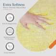 thumbnail image 2 of Alfombra de baño Walensee, grande, amarilla, 60 x 150 cm, microfibra, 2 of 8