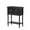 Black, variant on Convenience Concepts Kendra 3 Drawer Hall Table with Shelf, White