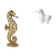 thumbnail image 1 of Estatua de resina, escultura de caballo, figura decorativa, adorno de resina dorada, animal, artesanía artística moderna, forma única, estructura esta, 1 of 8