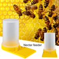 thumbnail image 3 of Joernso 3Pcs Bee Waterers Transparent Visible Bee Drinking Cups Watering Station Beehive Entrance Feeder Beekeeping Equipment, 3 of 8