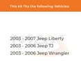 thumbnail image 2 of MAX Advanced Brakes - Rear Brake Kit For 2003-2006 Jeep Wrangler| Carbon Ceramic Brake Pad and Rotor Kit| Daily Driving Geomet Coated Brake Rotors, 2 of 9