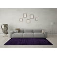 thumbnail image 3 of Ahgly Company Indoor Square Oriental Purple Industrial Area Rugs, 7' Square, 3 of 4