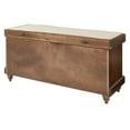thumbnail image 4 of Dover Storage Bench in Distressed Brown Fully Assembled, 4 of 7