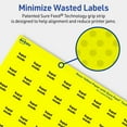 thumbnail image 5 of Avery Printable Round Labels, Neon Yellow, 0.75" Diameter, 800ct, 5 of 11