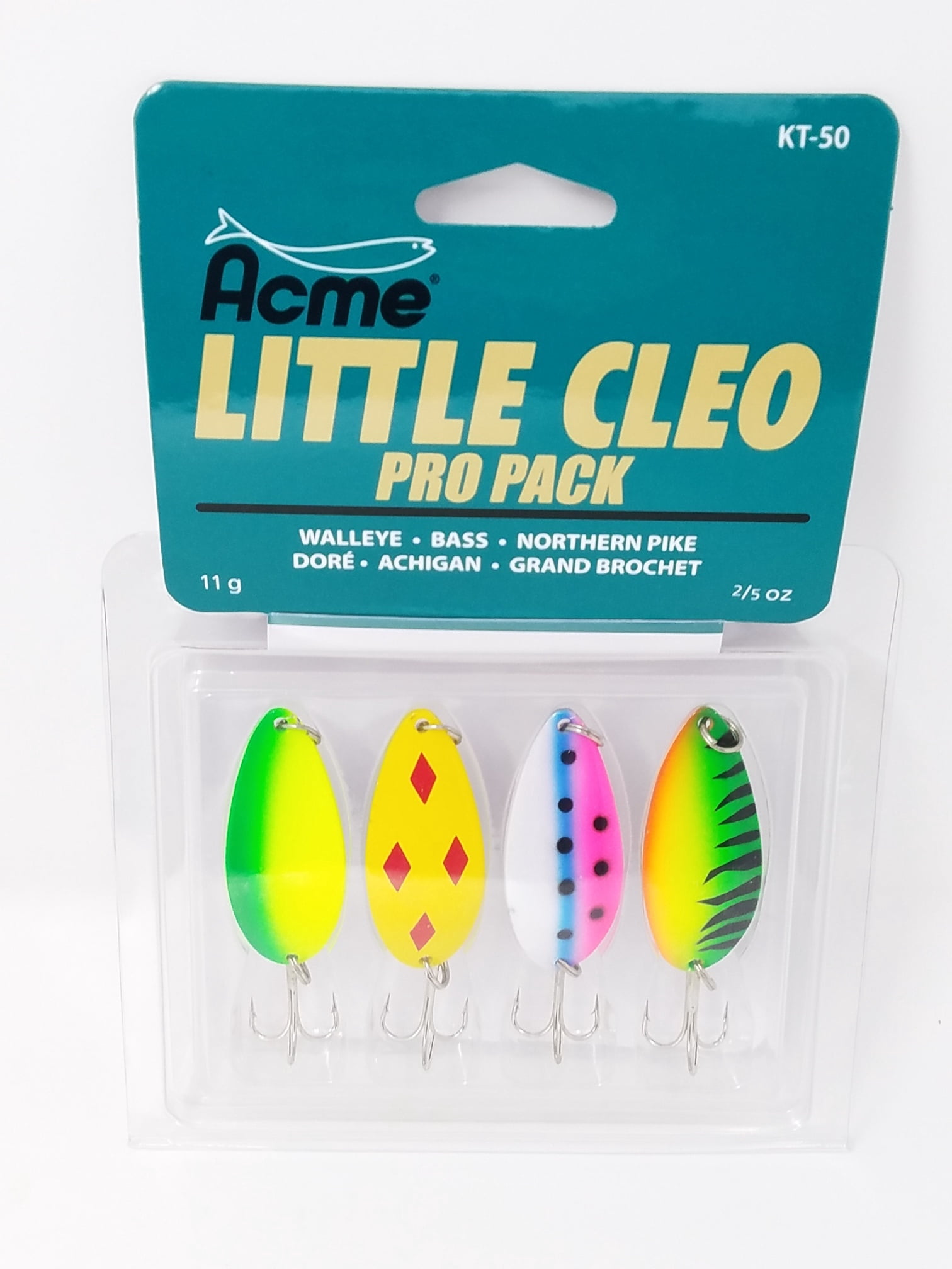 Acme Tackle Freshwater Little Cleo Pro Pack- Assorted, Lake