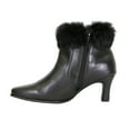 thumbnail image 3 of PEERAGE Venus Women's Wide Width Leather Dress Booties, 3 of 5