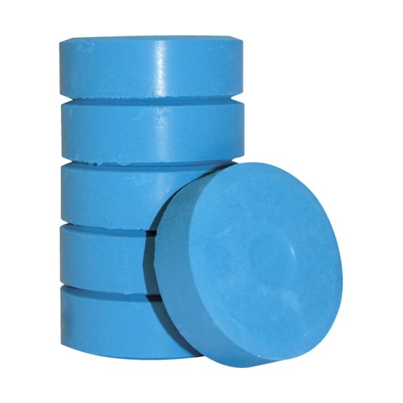 Jack Richeson Giant Tempera Paint Cakes, 2-1/4 x 3/4 Inches, Turquoise, Set of 6