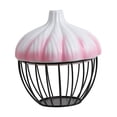 thumbnail image 2 of Cesta para almacenar ajos, soporte multiusos para servir alimentos, cesta ligera para frutas Rosa, 2 of 9