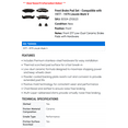 thumbnail image 2 of Front Brake Pad Set - Compatible with 1977 - 1979 Lincoln Mark V 1978, 2 of 2