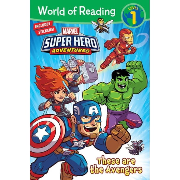 Pre-Owned World of Reading: Marvel Super Hero Adventures: These Are the Avengers-Level 1 (Paperback) by Alexandra C West