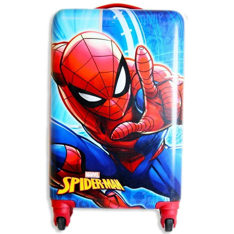 Spiderman Travel Trolley Tween Hard-Sided for Carry-On 20 Luggage Suitcase Inches Spinner Rolling Kids Kids