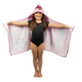 thumbnail image 6 of Jojo Siwa Kids Bath and Beach Hooded Towel Wrap, 51 x 22, 100% Cotton, Pink, Nickelodeon, 6 of 11