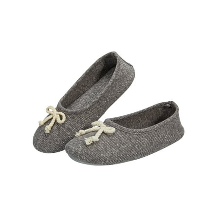 

Women s Soft Ballerina Slipper with Bow Cotton Lightweight House Slippers with Stretchable Heel Design Memory Foam Winter Indoor Outdoor Flats Slippers