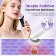 thumbnail image 3 of Facial Massager, Led Light Beauty Device, 7 in 1 Skin Care Tool with 7 LED Light Modes, 3 Level Vibration, 15min Timing for Skin Rejuvenation, Lifting, and Pore Cleansing, Pink, 3 of 10