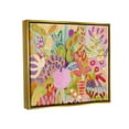 thumbnail image 3 of Stupell Industries Vivid Abstract Botanical Plants Botanical & Floral Painting Gold Floater Framed Art Print Wall Art, 3 of 6