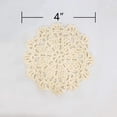 thumbnail image 2 of Posavasos de algodón con tapete para tazas, 10 posavasos de encaje de algodón de ganchillo, posavasos de 4 pulgadas para bebidas, decoración del hogar, 2 of 6