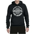 thumbnail image 2 of Wild Bobby, Grandpa Man Myth Legend Funny Dad Uncle Papa Dad Gift, Father's Day, Unisex Graphic Hoodie Sweatshirt, Black, Small, 2 of 4