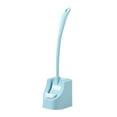 thumbnail image 4 of Cepillo de inodoro con soporte, cepillo limpiador de inodoro con mango largo Azul, 4 of 9