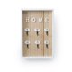 thumbnail image 1 of 1 llavero de madera con 6 ganchos, estante para llaves montado en la pared, estante decorativo de pared, gancho para llaves, estante de organización multifuncional, estante de exhibición para organización de llaves, estante de almacenamiento de llaves JM, 1 of 5