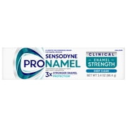 Sensodyne Pronamel Clinical Enamel Strength Toothpaste, Deep Clean, 3.4 Oz